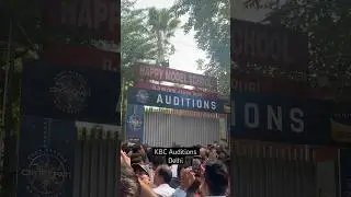 KBC Auditions #kbc #kbcaudition #delhi #auditions #ytshorts #shorts #youtubeshorts
