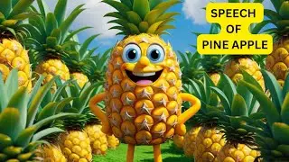 SPEECH OF PINEAPPLE/KIDS LEARNING/PINE APPLE SPEECH/SHOW AND TELL THE FRUIT/FANCY DRESS