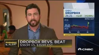 Dropbox beats revenues, earnings expectations