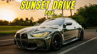 POV DRIVE – SUNSET VIBES IN THE BMW M4 COMPETITION