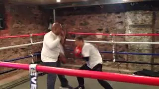 Hard workout before fight Ivan The Volk Golub 8 round each 5 minutes. Иван Голуб подготовка к бою!