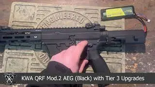 KWA QRF Mod 2 AEG &mdash; с апгрейдом Tier 3 и GATE Titan