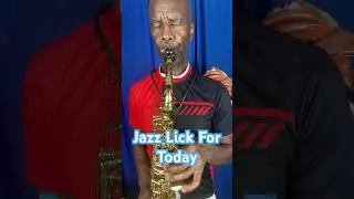 Jazz Lick For Today: #jazzlick #musiclife #chadevansentertainment