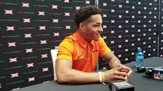 Tylan Wallace at Big 12 Media Day 2019