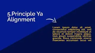5.Principle ya Alignment