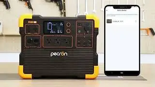 EASY TO USE!  Control your power station from ANYWHERE! PECRON APP connection tutorial