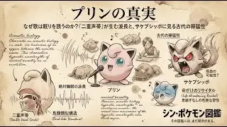 【0039｜プリン】なぜその歌は眠りを誘うのか？プリンの「二重声帯」が生む波長と、サケブシッポに見る古代の獰猛性