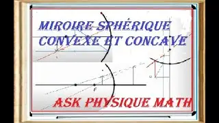 miroire sphérique convexe et concave