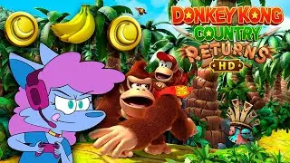Going Bananas in Donkey Kong Country Returns HD!! First Time Playing a DK Game!