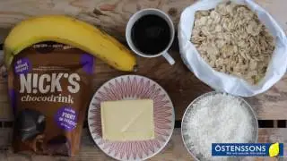 Sockerfria chokladbollar med smak av banan!