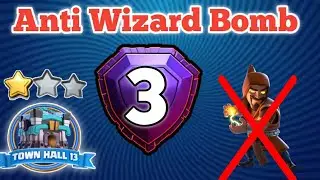 Top 3 Anti Super Wizard Bomb!! Th13 best Lengend League Bases. Th13 best pushing bases. #clashofclan
