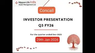 Concall Q3 FY 26 Nippon Life India Asset Management Ltd 29th Jan 2026 #Nippon Life India Asset mgnmt