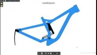 Commencal Supreme DH v3 Suspension - Algodoo