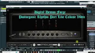 POST ORGANIC Rhythm part mixdown Live Cubase session Video II