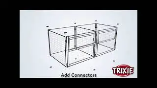 TRIXIE&rsquo;s Expandable Deluxe Dog Kennel and Barrier System