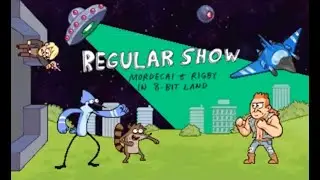 Regular Show: Mordecai and Rigby in 8-bit Land (3DS) World 4-4 Walkthrough