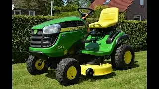 Riding lawn mower tractor sound