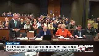 VIDEO: Alex Murdaugh files appeal after being denied new trial