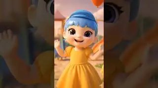 Colors with Dresses 👗 | Red, Orange, Blue, Yellow, Green 🌈 | Kids Shorts #cutebaby