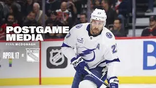 Ryan McDonagh | Postgame at New York Rangers
