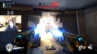 Danteh Insane Tracer - 34 elims! [ Overwatch Season 26 Top 500 ]