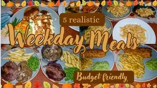5 реалистичных блюд на будний день🍂Для семьи из 5 человек🍁Простые обеды #мамаиз3 #едананеделю #чт...