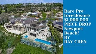 Rare Pre-foreclosure with $1,000,000 PRICE IMPROVEMENT! 3 RUE VILLARS,  NEW PORT BEACH,CA 92206