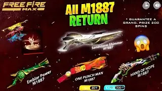 All M1887 Return Skin Confirm Date 🥳💥 | One Punch Man M1887  Return |Ff Upcoming Event |Ff New Event