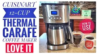 ОБЗОР Cuisinart DCC-3400 Термокувшин Программируемая кофеварка на 12 чашек Функция включения/выкл...