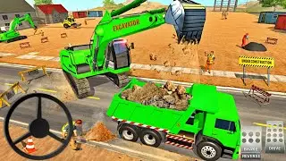 Heavy Excavator Crane - Construction Vehicles Driving - Best Android gameplay