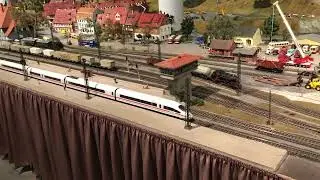 Modelleisenbahn (miniature railway) at Verkehrsmuseum (Transportation museum), Dresden, Germany (2)