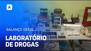 Polícia desarticula laboratório de drogas escondidas em caixas e potes de suplementos