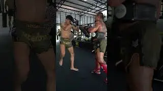 Petchpuupaa Superbon Gym Raw Muay Thai Padwork With Trainer Gae