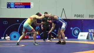 Semifinala , Rep a doua : meci integral :   Galizhan Katayev (Kaz) - Dascalescu Ciprian ( Rou)