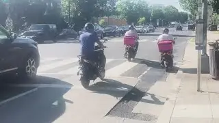 DC police attempt crackdown on moped food delivery drivers