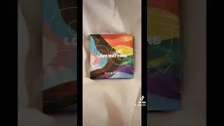 9Q LOVE MATTERS x MORPHE #youtubeshorts #pride #makeup #eyeshadowswatches #eyeshadow