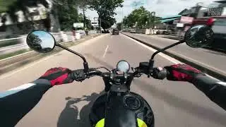 Royal Enfield Guerrilla 450 POV Pure Sound 4K Video Ride 14 ASMR