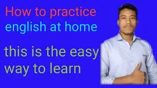 How to practice english at home/ This is the easy way to learn 