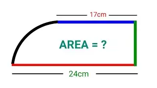 Geometry | Find the area of the given figure | Olympiad Problem | Geometry Olympiad Problem