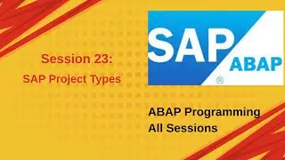 Session 23 SAP Project Types
