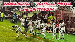 Bangladesh Football Atmosphere Was INSANE! 🔥🇧🇩