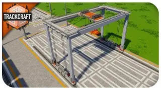 Minecraft Cargo Port Container Crane I Timelapse