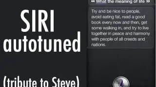 Siri : AutoTuned (Tribute To Steve Jobs)