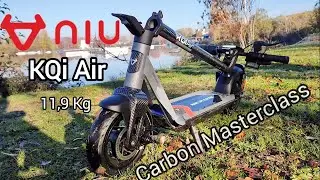 NIU KQi Air Carbon Masterclass — официальный обзор электросамоката.
