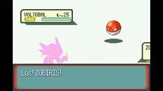 Pok&eacute;mon Sapphire Version (German) - Catching Voltorb