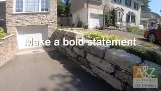 Armour Stone Retaining Wall