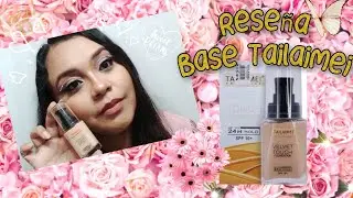 Reseña💕🎀Base Tailaimei Velvet Touch-Probando nuevos productos 🙊[base economica]✨️