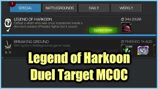 Legend of Harkoon Duel Target | Marvel Contest of Champions