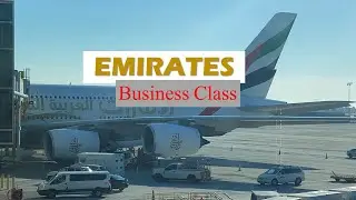 EMIRATES BUSINESS CLASS Los Angeles to Dubai EK216 A380