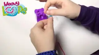 Tutorial Weavy Loops 2 colors bracelet